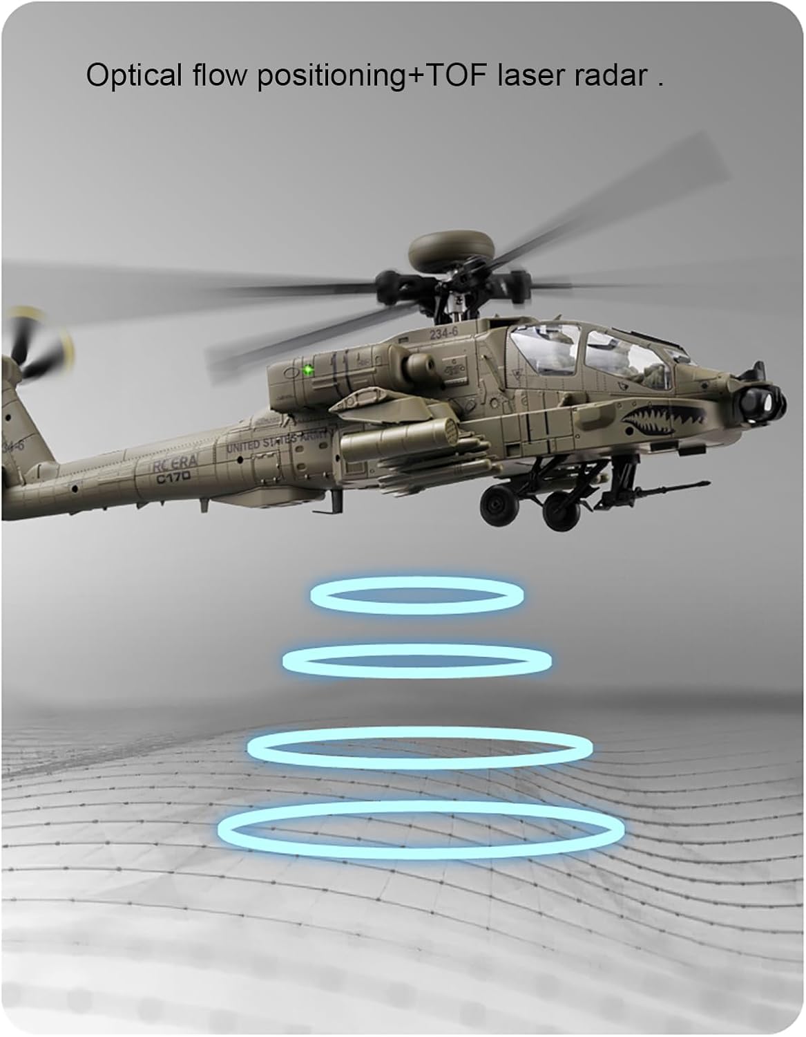 310MM 6CH C170 AH-64D Remote C – Rc Helicopter Large Bewertung und Preis