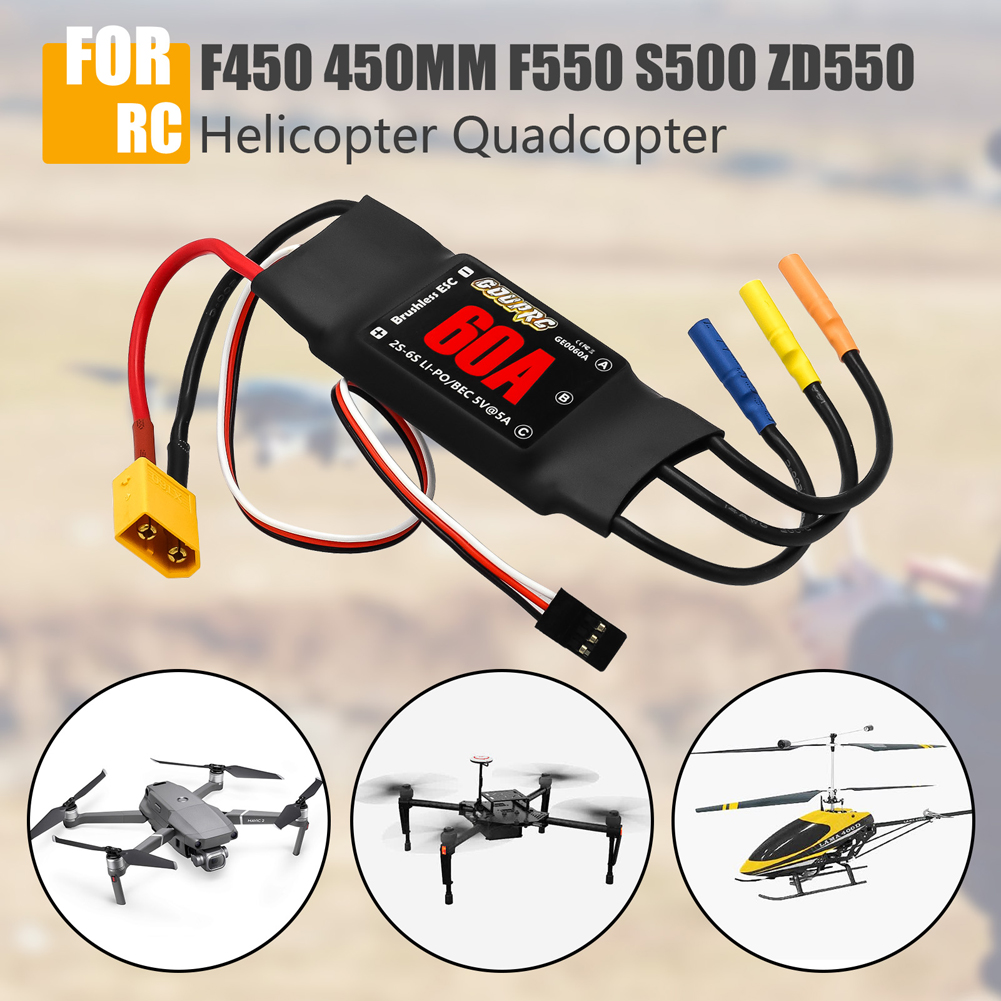 60A Brushless ESC 2-6S Electri – Rc Helicopter Electric Bewertung und Preis