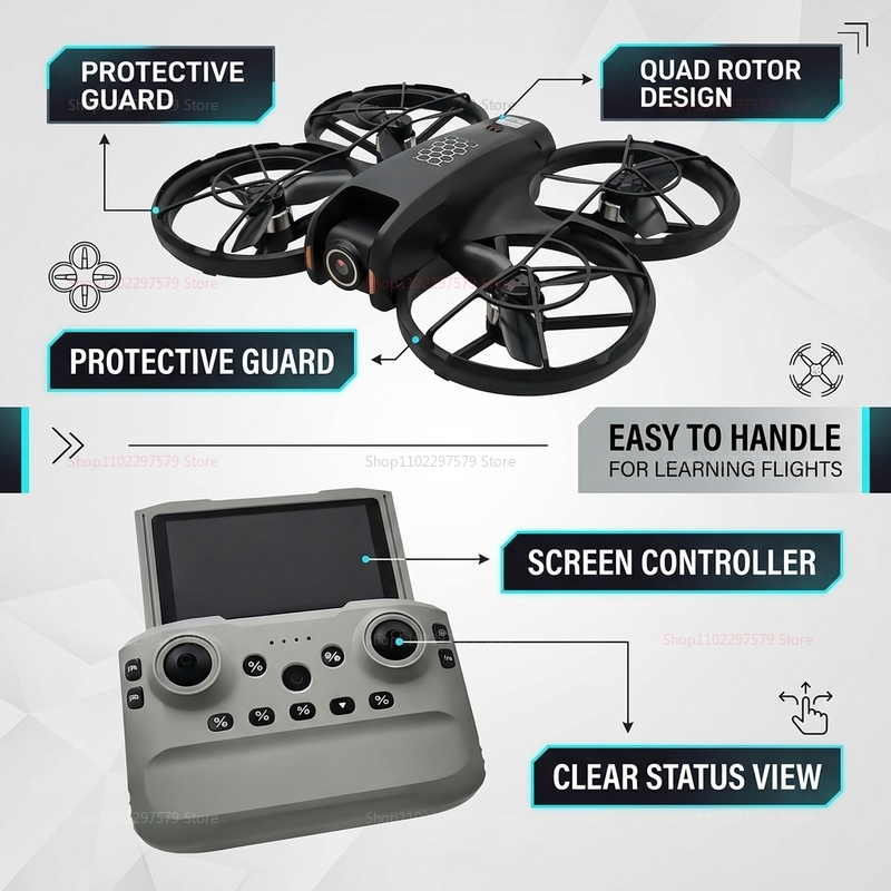 2026 New M5 Mini Drone 8K HD C – Rc Helicopter Gyro Bewertung und Preis