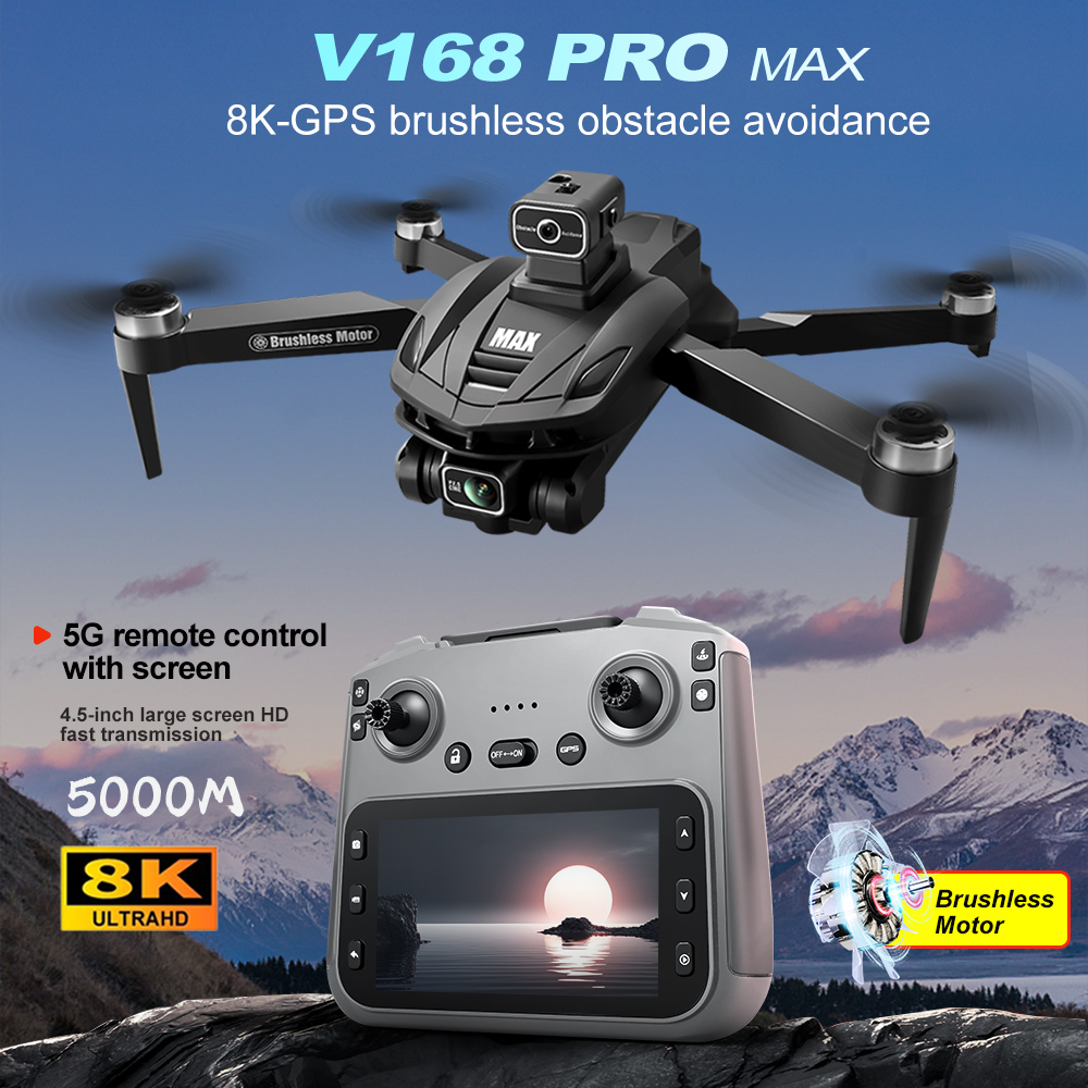 V168 PRO Max GPS Drone 8K Prof – Rc Helicopter Charger Bewertung und Preis