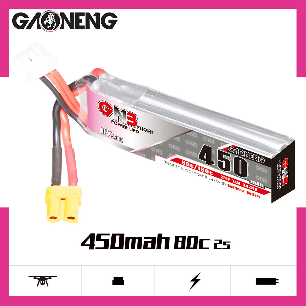 GNB LiPo Battery HV 2S 7.6V 45 – Rc Helicopter Parts Bewertung und Preis
