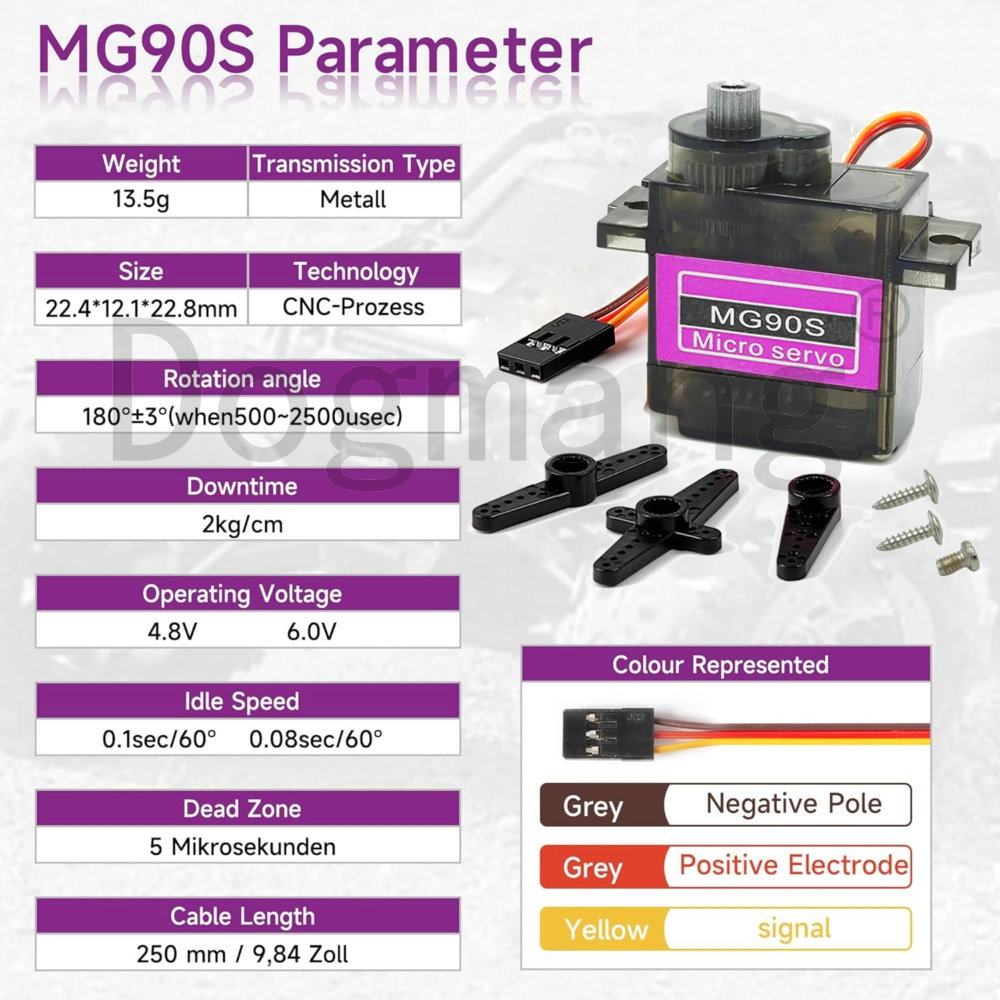 MG90S Servo 1/2/4/10/20/50 Pcs – Rc Helicopter Servo Bewertung und Preis