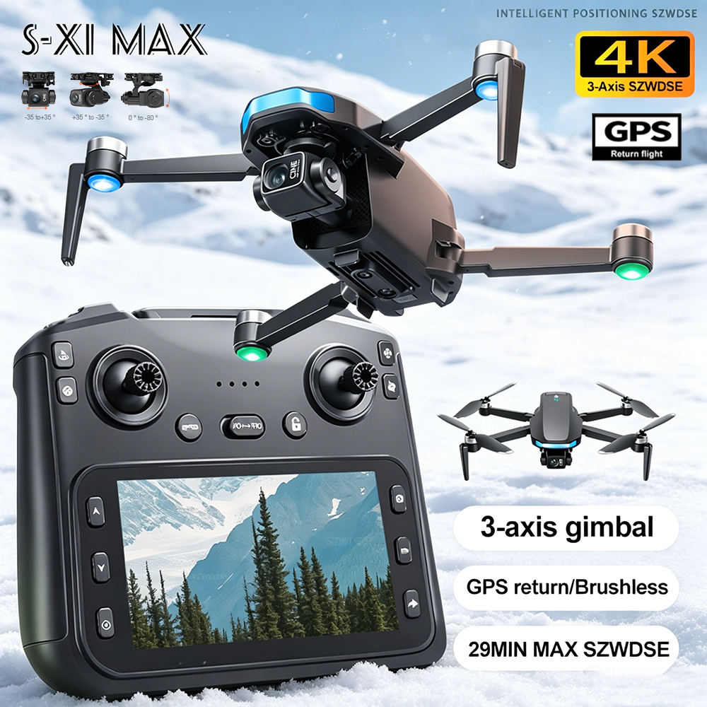 New S-X1 MAX Drone GPS 8K Prof – Rc Helicopter Case Bewertung und Preis