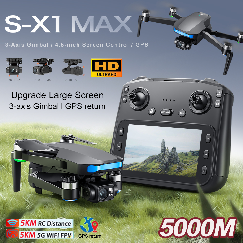 New S-X1 MAX Drone GPS 8K Prof – Rc Helicopter Case Bewertung und Preis