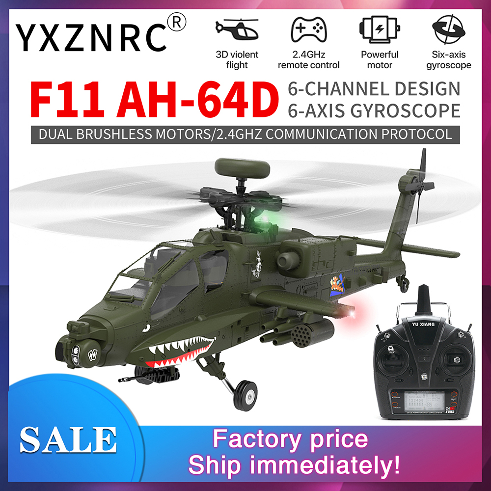 YXZNRC F11 AH-64D Apache RC He – Rc Helicopter Gyro Bewertung und Preis